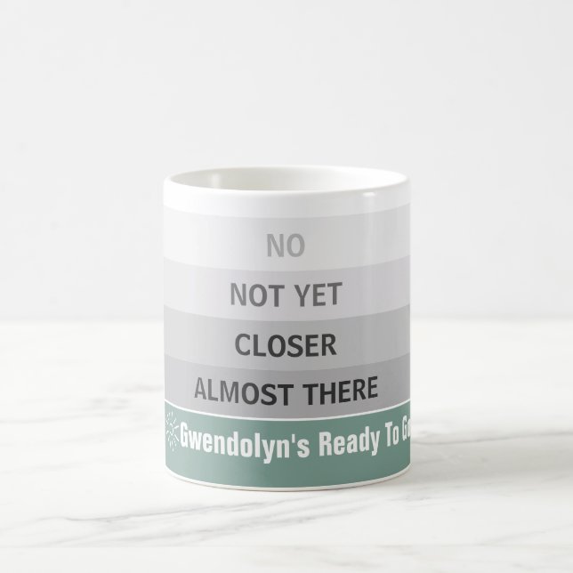 Coffee or Tea Levels Funny Coffee Mug (Center)