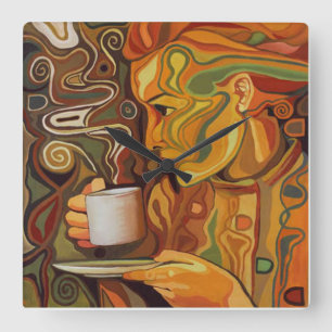 Coffee or Tea Wall Clock