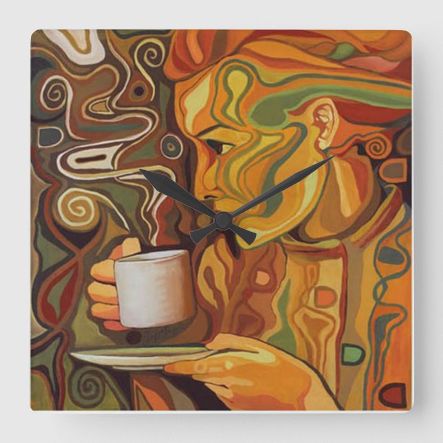 Coffee or Tea Wall Clock (Front)