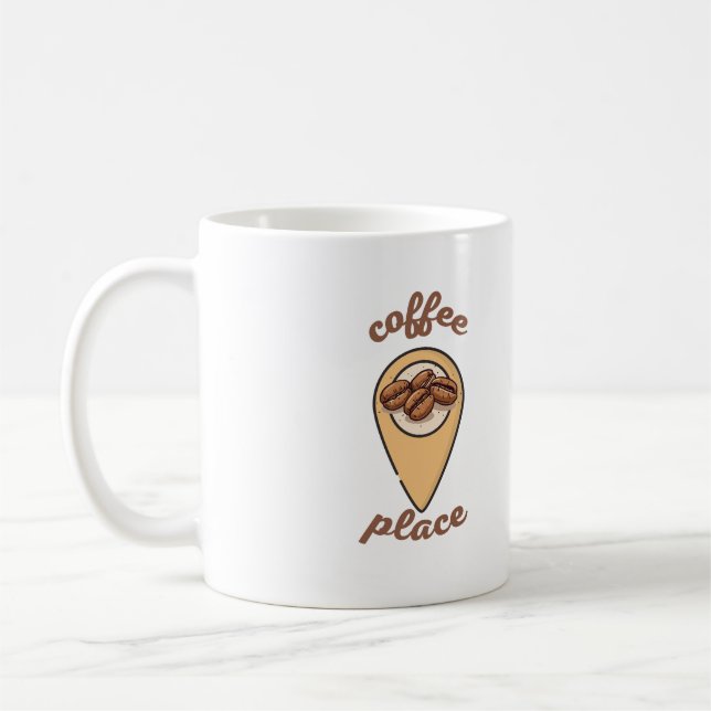 coffee palce notebook mug (Left)