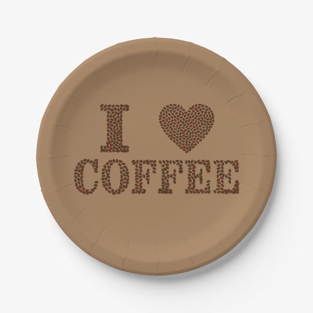 Coffee Paper Plate (Front)