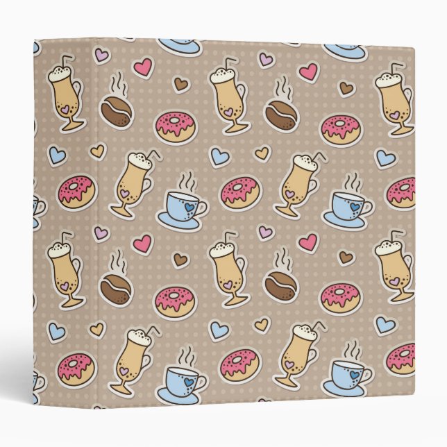 Coffee pattern binder (Front/Spine)