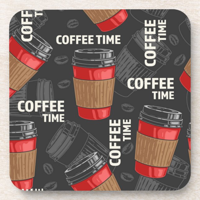 Coffee pattern coaster (Front)