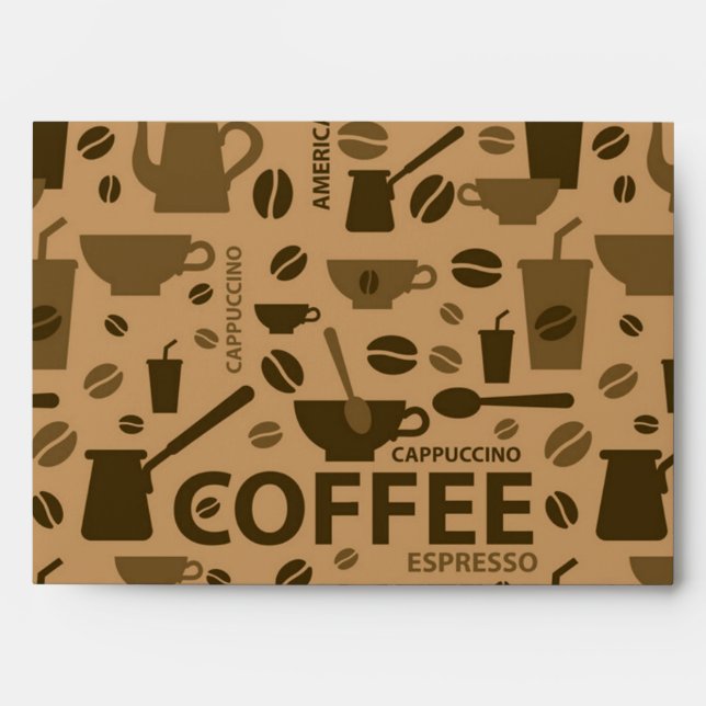 Coffee pattern envelope (Front)