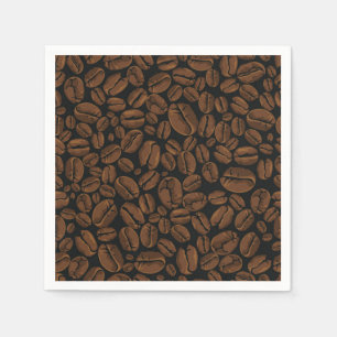 Coffee pattern napkin
