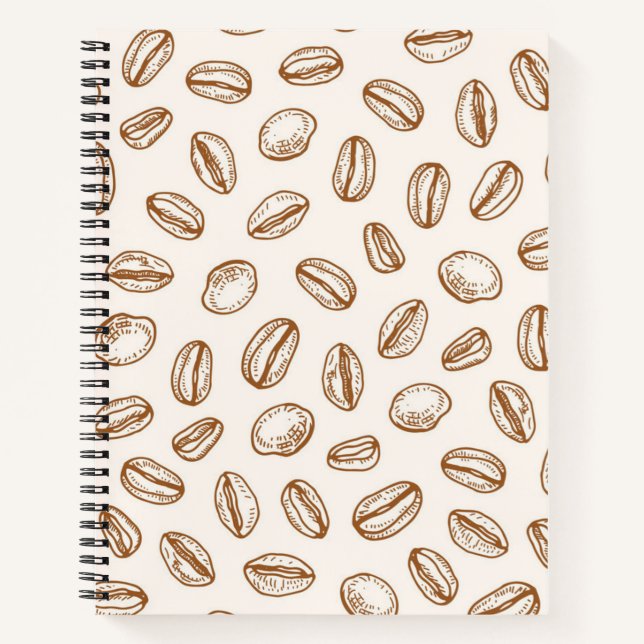 Coffee pattern notebook (Front)