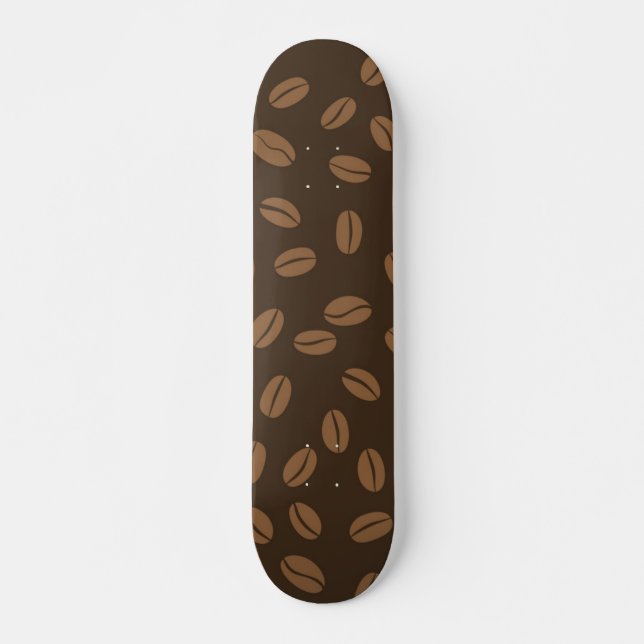 Coffee pattern skateboard (Front)