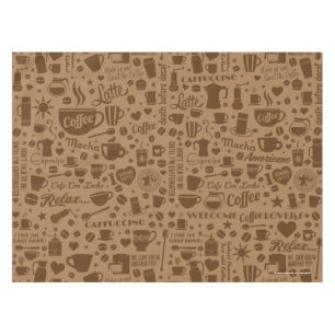 Coffee Pattern Tablecloth