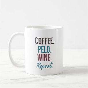 Coffee pelo wine repeat mug