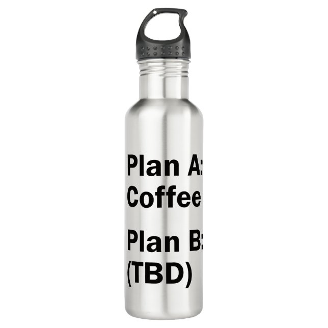 Coffee Plan 710 Ml Water Bottle (Front)