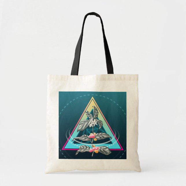 coffee plant cosmico tote bag (Front)