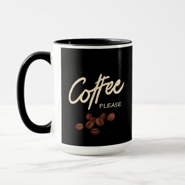 Coffee Please Coffee Lover Mug (Left)