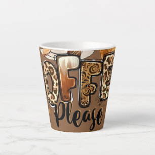 coffee please latte mug
