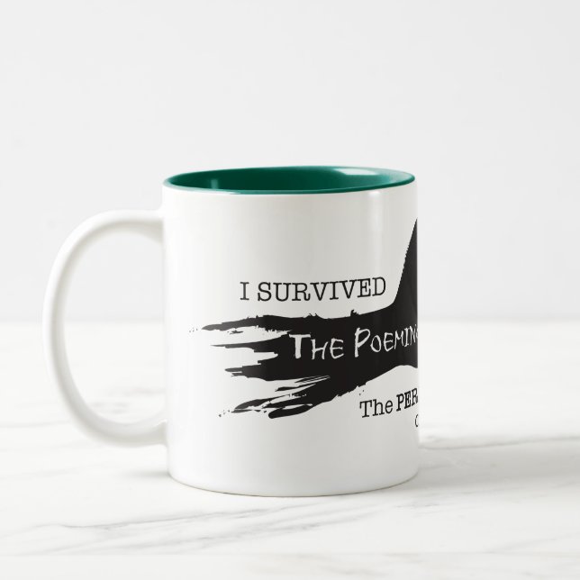 COFFEE = POEMS Two-Tone COFFEE MUG (Left)