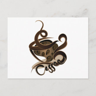 coffee postcard