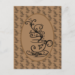 coffee postcard