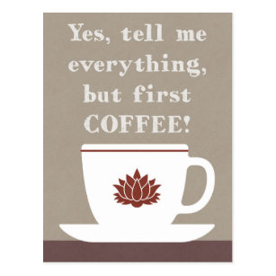 Funny Coffee Postcards 