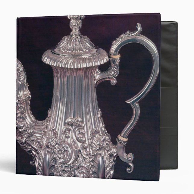 Coffee-pot by John Watson, Sheffield, 1818 Binder (Front/Inside)