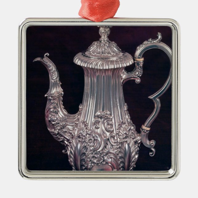 Coffee-pot by John Watson, Sheffield, 1818 Metal Ornament (Front)