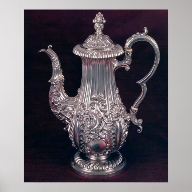 Coffee-pot by John Watson, Sheffield, 1818 Poster (Front)