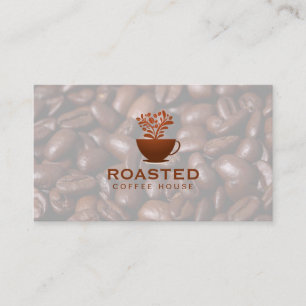 Coffee Pot Coffee Beans Barista Business Card