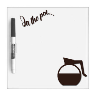 Coffee Pot Dry Erase Board