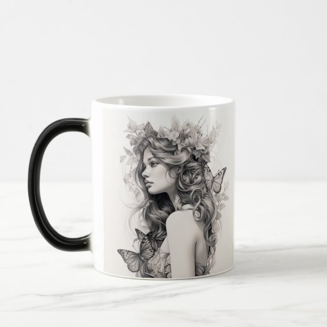Coffee Pot Head - Coffee Funny Coffee Combo Mug (Left)
