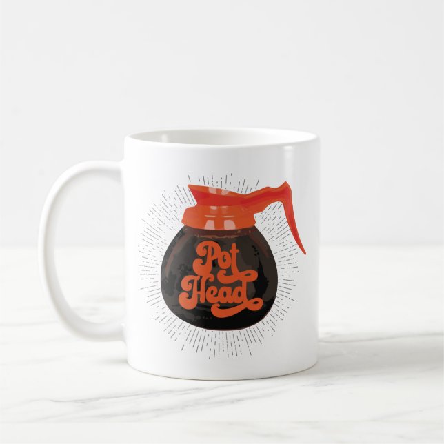 (Coffee) Pot Head Coffee Mug (Left)