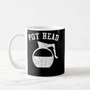Coffee Pot Head  Mug