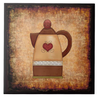 Coffee Pot Kitchen Tile