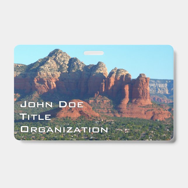 Coffee Pot Rock I in Sedona Arizona Badge (Front)