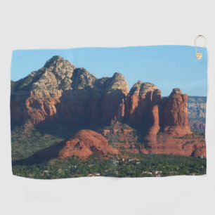 Coffee Pot Rock I in Sedona Arizona Golf Towel