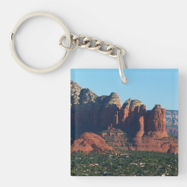 Coffee Pot Rock I in Sedona Arizona Keychain (Front)