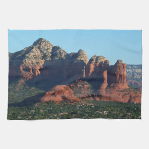 Coffee Pot Rock I in Sedona Arizona Kitchen Towel