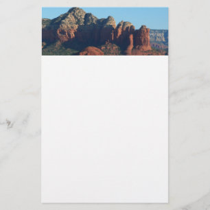 Coffee Pot Rock I in Sedona Arizona Stationery