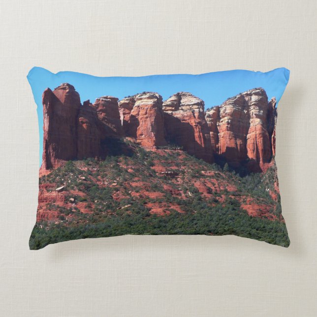 Coffee Pot Rock II in Sedona Arizona Accent Pillow (Front)