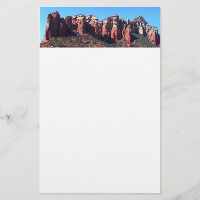Coffee Pot Rock II in Sedona Arizona Stationery (Front)