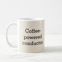 Coffee-Powered Conductor Musician's