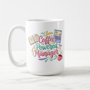 Coffee Powered Manager Funny Professional Office Mug