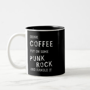 COFFEE & PUNK ROCK MUG