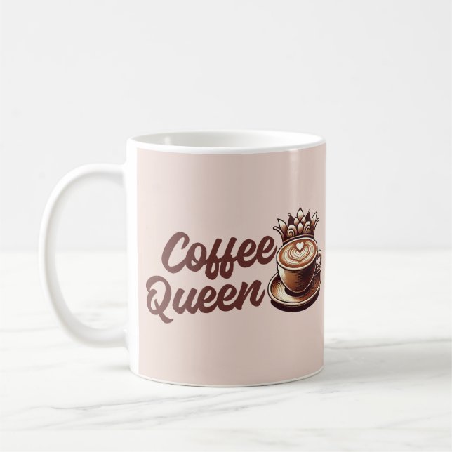 Coffee Queen Coffee Mug (Left)