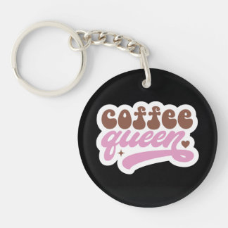 Coffee Queen Keychain