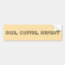 Coffee Quote Bumper Sticker