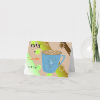 Coffee Quote Card