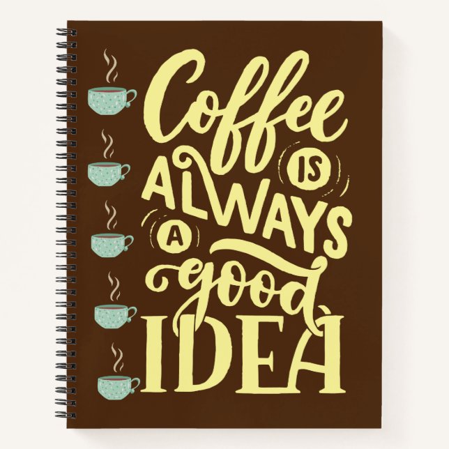 coffee quote notebook (Front)