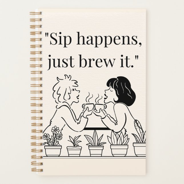 coffee quote  planner (Front)