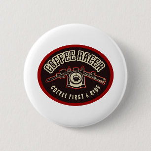 COFFEE RACER 2 INCH ROUND BUTTON