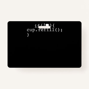Coffee Refill Smart Coding Software Engineer Badge