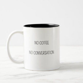 Coffee Requirement Two-Tone Coffee Mug