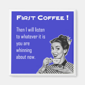 Coffee Retro - Magnet